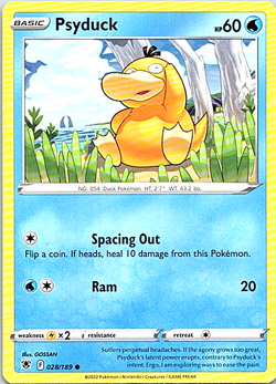 Psyduck 028/189 Pokemon Astral Radiance Regular Light Play - Image 1