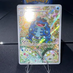 Seismitoad 105/086 Pokemon Black Bolt Illustration Rare Mint! - Image 2