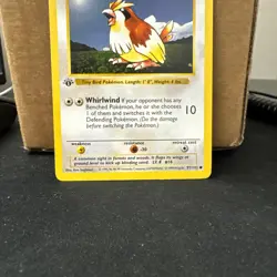 Pidgey 1st Edition Pokemon Base Set Shadowless 57/102 Near Mint ships fast - Image 3