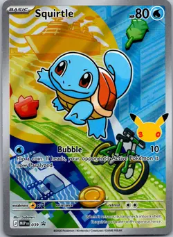 Squirtle #039 ME: Mega Evolution 1st Partner Series 1 Promo Pokemon NM - Image 1