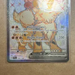 Pokemon TCG SV01 Scarlet & Violet Arcanine ex 224/198 Ultra Rare Holo 280 HP - Image 3