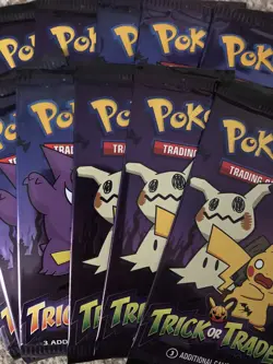 TCG Pokemon Trick or Trade booster packs x12 mini Gift goody Fast SALE!!! - Image 1
