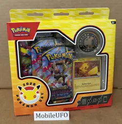 2026 Pokemon Day Collection 30th Anniversary Promo Set Includes 3 Packs And Coin - Image 1