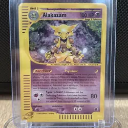 Pokemon Alakazam 1/165 Expedition Holo Rare NM - Image 1