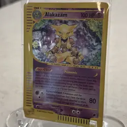 Pokemon Alakazam 1/165 Expedition Holo Rare NM - Image 4