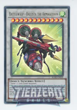 Yugioh Battlewasp - Ballista the Armageddon BLHR-EN039 Ultra Rare 1st Ed NM/LP - Image 1