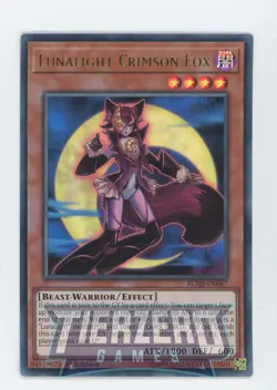 Yugioh Lunalight Crimson Fox BLHR-EN067 Ultra Rare 1st Edition NM/LP - Image 1