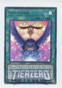 Yugioh Lucky Loan BLHR-EN022 Ultra Rare 1st Edition NM/LP - Image 1
