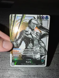Carte One Piece Kuro OP03-021 Leader Alternate Art Pillars Of Strenght English - Image 3