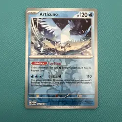 Articuno 144/165 - S&V 151 - Reverse Holo Rare - Pokemon TCG Card NM - Image 1