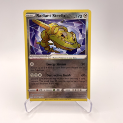 Radiant Steelix 124/196 Holo Foil Sword & Shield Lost Origin Pokemon Card NM/M - Image 1