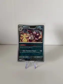 Nidoking Reverse Holo Scarlet & Violet 151 Pokemon TCG Card 034/165 - Image 1