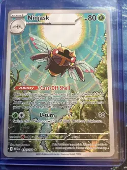 Pokemon TCG Ninjask 137/132 Mega Evolutions Illustration Rare NM - Image 1