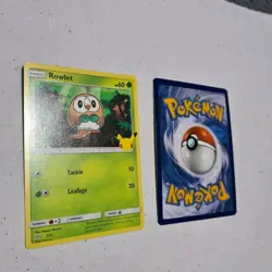 Rowlet 07/25 NON-HOLO McDonald's 25th Anniversary Pokemon TCG Card - Image 3