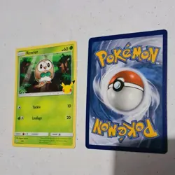 Rowlet 07/25 NON-HOLO McDonald's 25th Anniversary Pokemon TCG Card - Image 5
