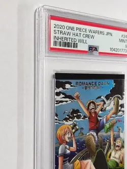 PSA10 One Piece Wafers Card Japanese Straw Hat Crew Set Luffy PSA 10 9 - Image 3