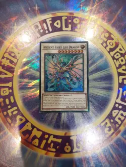 Yu-Gi-Oh Ancient Fairy Life Dragon Super Rare NM-Mint - Image 1