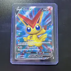 Pokemon TCG Victini V Sword & Shield - Battle Styles 144/163 Holo Full Art - Image 1