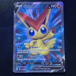 Pokemon TCG Victini V Sword & Shield - Battle Styles 144/163 Holo Full Art - Image 2