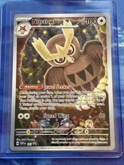 Pokemon TCG-Noctowl SVP141 Black Star Promo Stellar Crown Promo NM - Image 1
