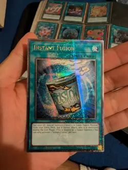 Instant Fusion RA03-EN171 Quarter Century Secret Rare Card Near Mint Condition - Image 2