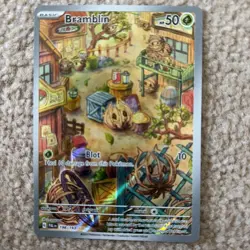 Bramblin 198/193 Paldea Evolved Illustration Rare Pokemon TCG - Image 1