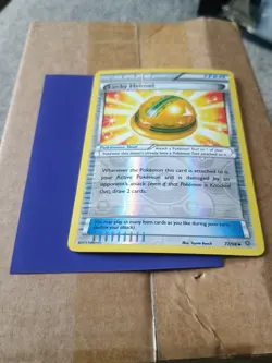 Pokemon Lucky Helmet 77/98 Uncommon Reverse Holo XY Ancient Origins Card *C* - Image 1