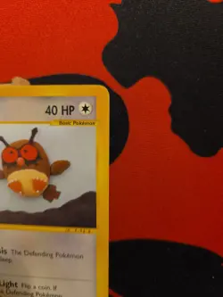 Pokemon TCG Hoothoot Non Holo Skyridge E-Reader Pokemon Card - Image 4