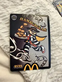 McDonalds Hamburglar 01/24 Mcdonalds Trading Cards 2026 UnRedeemed trading card - Image 1