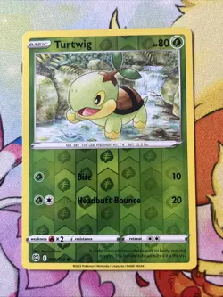 Turtwig 6/172 Reverse Holo | Brilliant Stars | Pokemon Card NM - Image 1