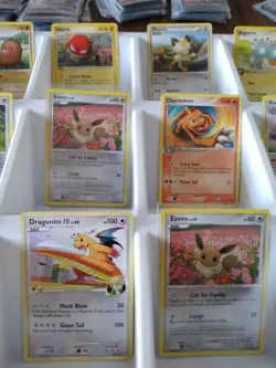 15 VTG Pokemon Cards Lot Tcg Eevee Charmander Dragonite Vintage DEAL I - Image 2
