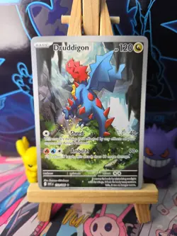 Druddigon 151/086 IR Illustration Rare White Flare Pokemon Card English - Image 1