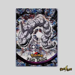 💥 1999 Topps Pokemon Cards - Series 2 - Blue Logo - Onyx #95 - Image 1