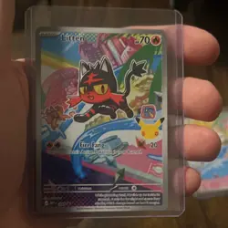 Pokemon TCG Rowlet, Litten, Popplio Holo Card Lot - English Standard Size - Image 5