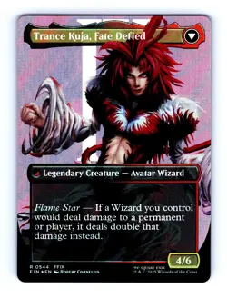 2025 MTG Final Fantasy Kuja, Genome Sorcerer (Borderless) (Surge Foil) #0544 NM - Image 2
