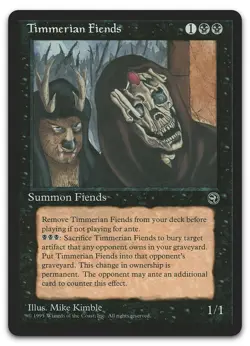 Timmerian Fiends (NM) Homelands HML Magic MTG - Image 1