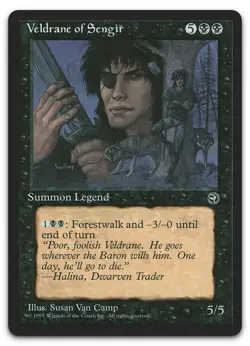 Veldrane of Sengir (NM) Homelands HML Magic MTG - Image 1