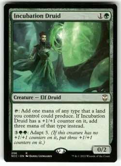 MAGIC: THE GATHERING INCUBATION DRUID 296 COMMANDER: STREETS OF NEW CAPENNA NM - Image 1