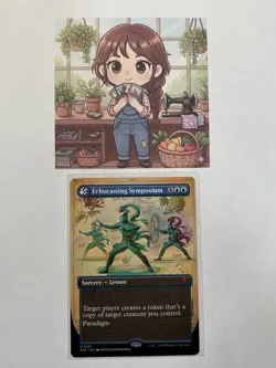 Echocasting Symposium (Borderless) Secrets of Strixhaven Regular #291 MTG jr - Image 1