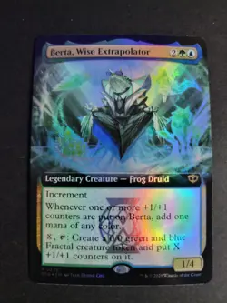 Berta, Wise Extrapolator (Extended Art Foil) Rare MTG Secrets of Strixhaven - Image 1