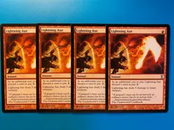 MTG 4x Lightning Axe # 168 Time Spiral Pauper Modern Magic the Gathering x4 NM - Image 1