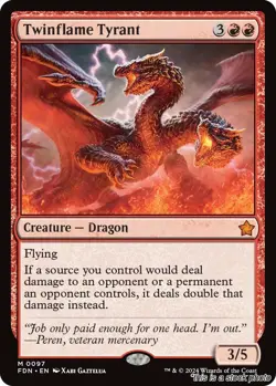 EN - Twinflame Tyrant - 97 - FDN - NM - Image 1