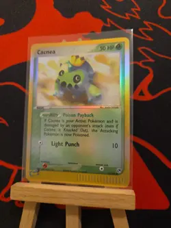 Pokemon TCG Cacnea 57/100 - Ex Sandstorm Reverse Holo - Image 1