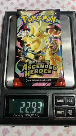 Pokemon Ascended Heroes Booster Pack Heavy (22.93g) 🔥🔥 - Image 1