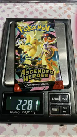 Pokemon Ascended Heroes Booster Pack Heavy (22.81g) 🔥🔥 - Image 1