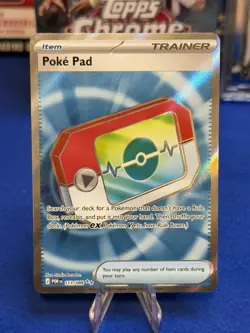 Pokemon Poke Pad 113/088 Ultra Rare Trainer Perfect Order Full Art - Image 1