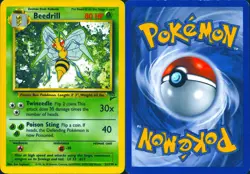 BEEDRILL 21/130 RARE BASE SET 2 POKEMON MP - Image 3