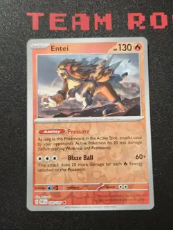 Entei - 030/197 - Reverse Holo Rare - S&V: Obsidian Flames - Pokemon TCG - Image 1