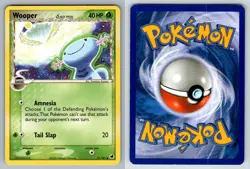 Wooper 71/101 Common Dragon Frontiers Pokemon MP - Image 3