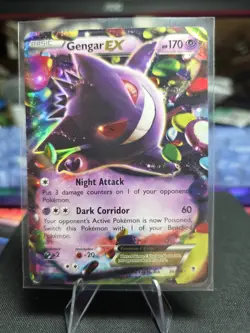 Pokemon Gengar EX Ultra Rare Holo 34/119 XY-Phantom Forces 170 HP Psychic - Image 1